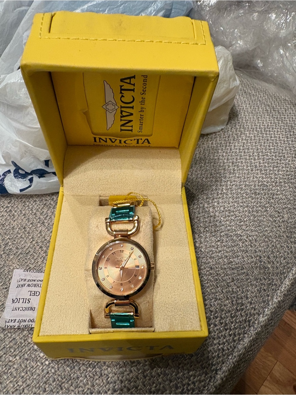 Invicta Rose Gold Link Bracelet Watch